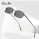 RUOBO Mode Bunte Mercury Objektiv Sonnenbrille Für Männer Frauen Kleine Metall Brillen Rahmen Im