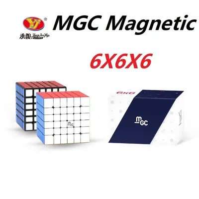 YJ MGC 6X6 M Magnetischer Magic Speed Cube Stickerless Professionelles Zappelspielzeug MGC 6 6X6M Cubo Magico Puzzle Image