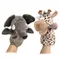 Weiche Stofftier Puppe Tier Plüsch Puppe Pädagogisches Baby Spielzeug Löwe Elefant Affe Giraffe