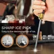 Edelstahl Ice Pick mit Holzgriff Manuellen Eis Carving Tool Home Eis Brecher Eis Kegel Bar Barkeeper