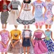 Barbies Puppe Kleidung Puppe Kleid Mode Outfit Hemd Casual Wear Rock Für Barbie & 1/6 BJD Blythe