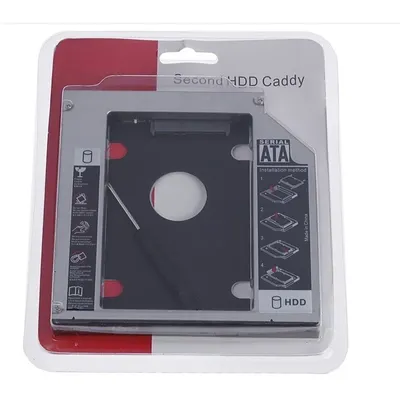 9 5mm 12 7mm Aluminium 2nd Zweite Hdd Caddy 9 5mm SATA 3 0 Optibay 2.5 ''SSD DVD CD-ROM Gehäuse