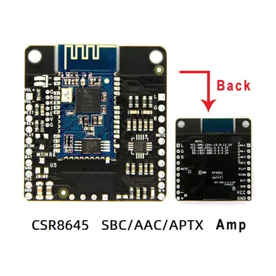 DC 12V/5V CSR8645 APT-X Verlustfreie Musik Hifi 4,0 Empfänger Bord Verstärker Modul für Audio Auto Image