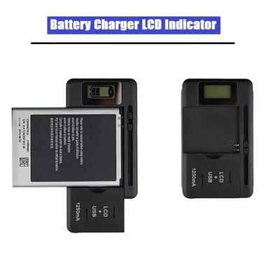 Marke Neue Universal Mobile Batterie Ladegerät EU UNS Stecker LCD Anzeige Bildschirm Lade USB-Port Image