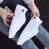 Herbst Frau Schuhe Mode neue Damen Leder Schuhe Damen atmungsaktiv niedlichen Herz Wohnungen Freizeit schuhe weiße Turnschuhe