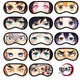 Cosplay Anime Dämon Slayer Augenbinde Schlafen Augenbinden Anime Nette Weiche Beiläufige Augen Maske