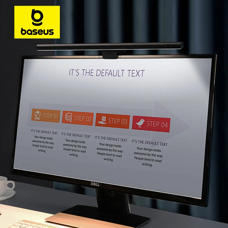 Baseus Computer Licht Schreibtisch Lampe Bildschirm Licht Laptop USB Lampe Neue Hängende Licht Tisch Lampe Monitor Licht Für Studie Lesen Licht