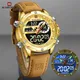 Navi force Luxusmarke Original uhren für Männer Casual Sports Chronograph Alarm Quarz Armbanduhr