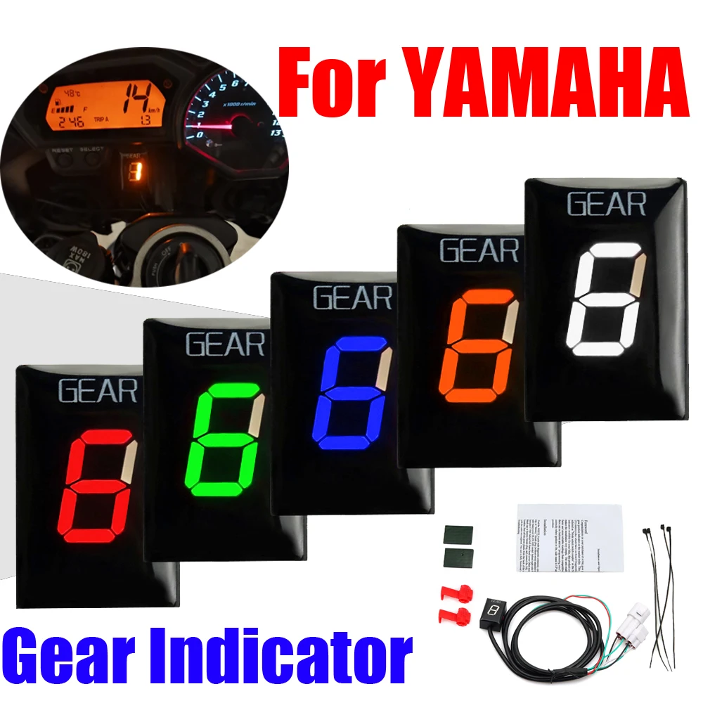 Für Yamaha YZF R1 R6 FZ8 Mt03 MT-01 Fzs600 XJR400 FZ1 FZ1N FZ400 FZ6 Xv1900a YS250 XV1600A Xj6 Fazer FZS Ganganzeige Display Image