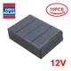 10 stücke Solar Panel 12V Mini Solar System DIY Für Batterie Handy Ladegeräte Tragbare Solarzelle