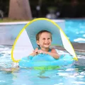 Schwimmbecken-Zubehör für Babys mit Baldachin aufblasbarer Säuglings schwimm ring für Kinder