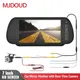 Mjdoud 7 zoll auto spiegel monitor mit rückfahr kamera für fahrzeug parkplatz rervesing kamera mit 7