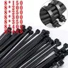 30PCS self-locking nylon kabelbinder 8*200 schwarz kunststoff kabelbinder 8*300 zipper typ