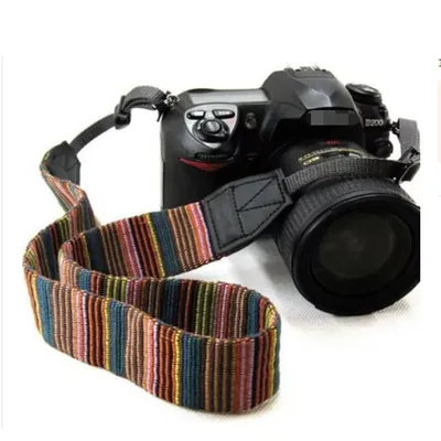 LC005 Universal Farbe Stripes Soft red Kamera Neck Straps Schulter Gurt Gürtel Grip Für Nikon Canon