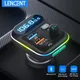 LENCENT FM Transmitter Drahtlose Bluetooth 5 0 Radio Auto Kit mit Typ-C PD + QC 3 0 Schnelle USB