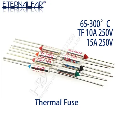 TF Thermische Sicherung 15A 250V Temperatur 85C 95C 100C 105C 110C 113C 115C 120C 125C 130C 152C