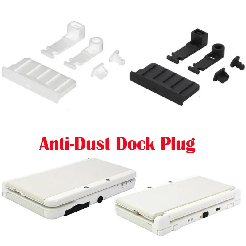 Silikon Anti-Staub Stecker Kopfhörer jack Lade Dock Staub Proof Protector Kappe für Nintendo Neue 3DS XL/LL 3DSXL 3DSLL 2DS Abdeckung