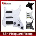 Multi Farbe Elektrische Gitarre Schlagbrett und Schwarz SSH Geladen Prewired scratchplate Montage