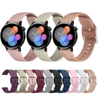 20 mm 22 mm Silikonarmband für Huawei Watch GT 3 42 mm 46 mm/GT Runner/GT 2 Pro/GT 3 Pro Armband für Image