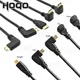 90 grad Micro HDMI zu HDMI-kompatibel UP/Links/Rechts Winkel Micro HDMI Kabel für Digital kamera