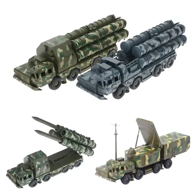 1:72 russland Armee S-300 PMU Raketen System Radar Fahrzeug Kunststoff Montiert Lkw 4D Puzzle Image