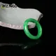 Natürliche Jadeit Ring voll grün Vintage Luxus Paare Männer und Frauen Jade Ring hand geschnitzte