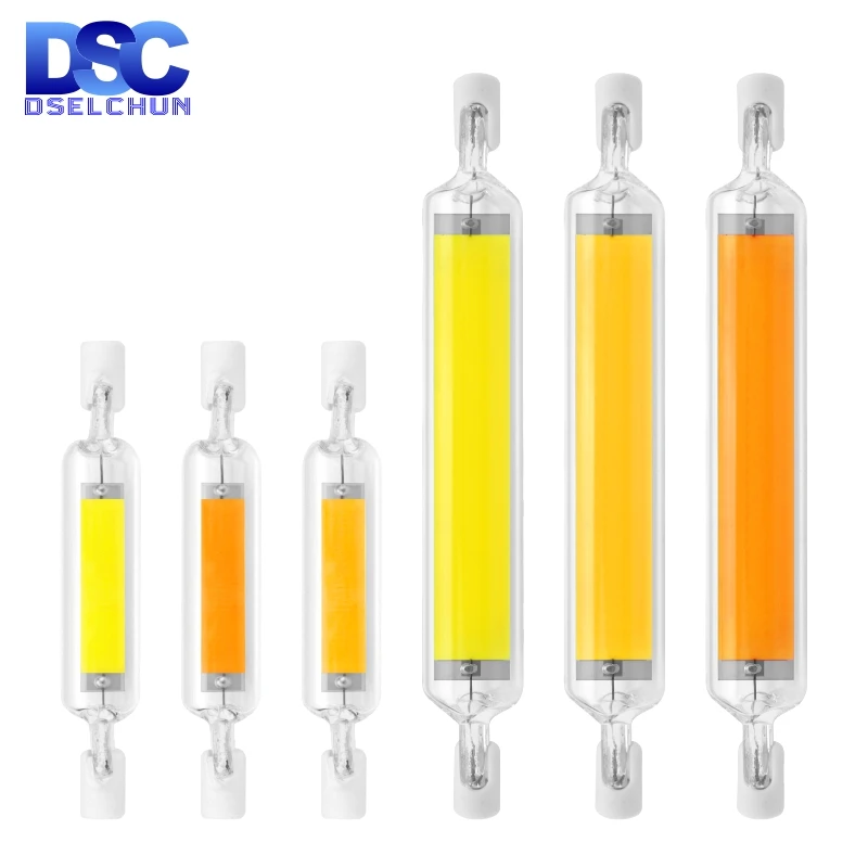 R7S LED 78mm 5W 8W R7S Strahler 118mm 10W 20W 220V 230V 240V COB Lampe Glasröhre Ersetzen 30W 50W 100W Halogenlampe Licht