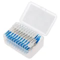 1 Set 20/40/120/200 stücke Doppel Floss Kopf Hygiene Dental Silikon Interdentalbürste Zahnstocher