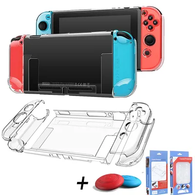 Dockable Klar Hard Case für Nintendo Schalter 3In1 Schutzhülle Abdeckung für Nintendo Switch &