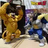 43cm Dragon Ball Theater Version Zu EINEM Goldene Ape Gorilla Vegeta Goku Anime Figur Statue Modell
