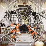 150/200cm Schwarz Scary Riesigen Spinne Riesige Spinne Web Halloween Dekoration Requisiten Spukhaus