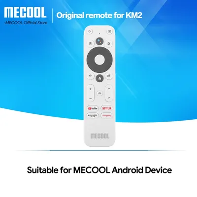 Original Mecool KM2 Voice BT Fernbedienung Ersatz für Netflix Google Zertifizierung Prime Video Image