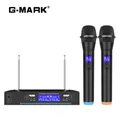 Wireless Mikrofon G-MARK G210V 2 Kanäle VHF Professionelle Handheld Karaoke Mikrophon Für Party