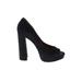 Steve Madden Heels: Black Shoes - Women's Size 7 1/2