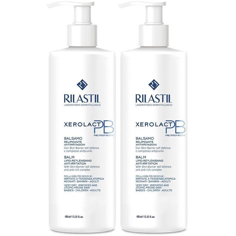 RILASTIL® Xerolact Pb Balsamo Relipidante Antirritazioni 2x400 ml rige