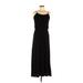 W.F. Casual Dress - Maxi: Black Solid Dresses - Women's Size Medium