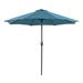 Furniture of America 9' Market Umbrella Metal in Green/Blue/Navy | 95.5 H x 108 W x 108 D in | Wayfair LA-A009BL