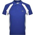 Lacoste Panel Polo T Shirt Blue