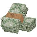 Ruvanti Print Cloth Napkins 100% Cotton Table Napkins Multi-Pattern Square Napkins 20+ Colors in Green | 18 H x 18 W x 1 D in | Wayfair