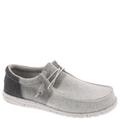 Hey Dude Wally Tri Varsity - Mens 8 Grey Slip On Medium