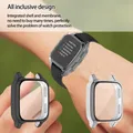 Étui de protection d'écran de montre étanche TPU couverture complète verre galvanisé couvercle