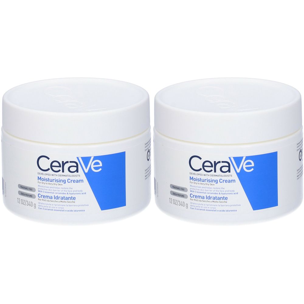 Cerave Crema Corpo Idratante Pelle Molto Secca x2 2x340 ml