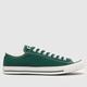 Converse all star ox trainers in green