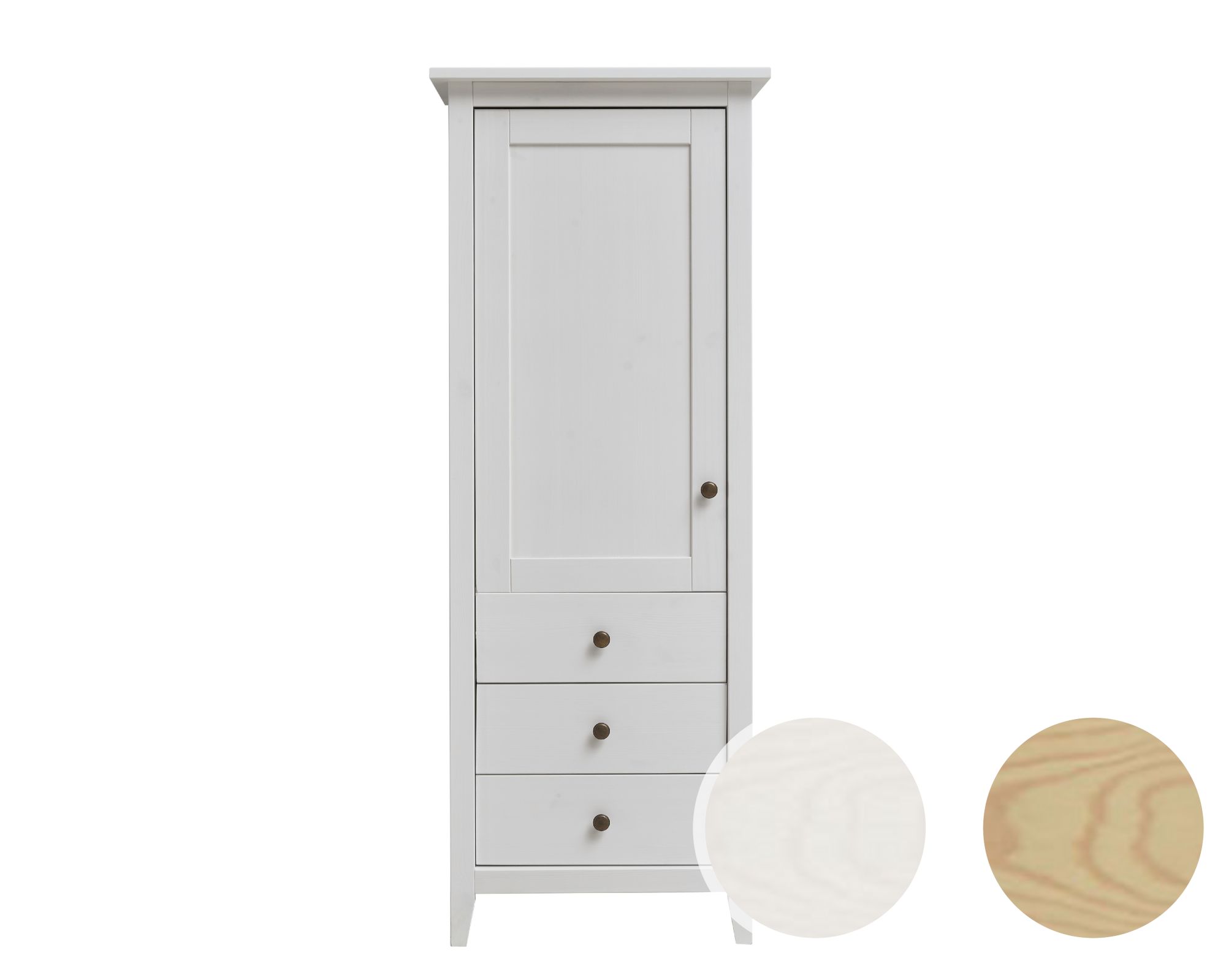 Massivholz »Solvita« Highboard I Kiefer gelaugt Image