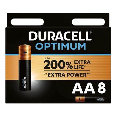 Duracell 8er-Pack Batterien »Optimum« Mignon / AA Image