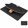 Balance Board in Legno, Tavola di Equilibrio con Rullo e Tappetino per Allenamento Skateboard