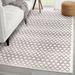 Orian Rugs Knitweave Silver Diamond High Low Machine Washable Area Rug