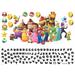 Super Mario Giant Peel and Stick Wall Decal With Alphabet