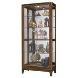 Howard Miller EIIsa 5-shelf Oak-finish Curio Cabinet