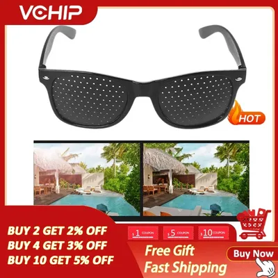 5 Stück Vision Care Augenschutz Anti-Myopie Astigmatismus Brille mit Löchern Vision Correction Image